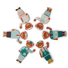 Jeu silhouette tigre à habiller 14.4x5.5cm