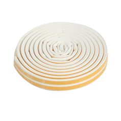 Joint isolant adhésif caoutchouc portes et fenêtres profil D blanc 9mm x 5m