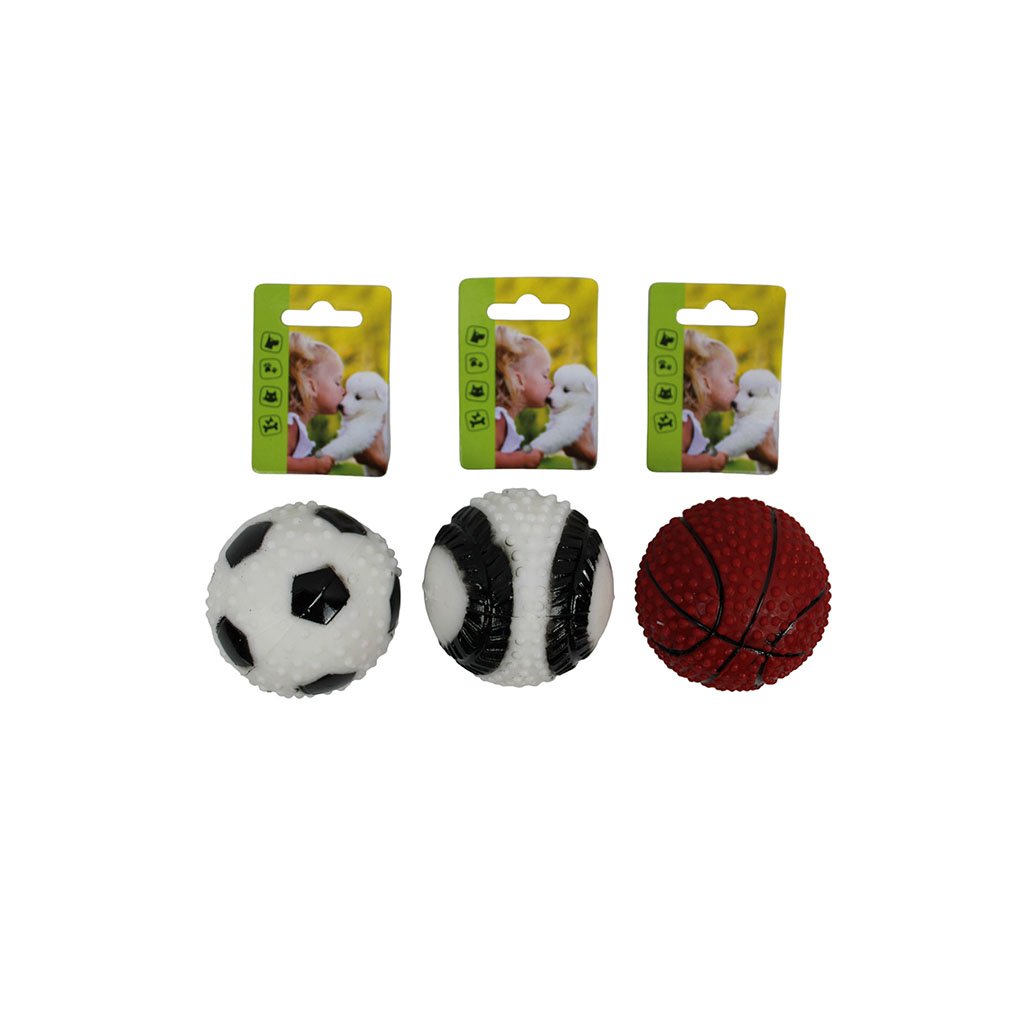 Jouet balle dure sport D 6.5cm