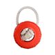 Jouet pneu et corde rouge D 19cm