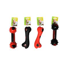 Jouet pour chien caoutchouc dur 6x17x6cm