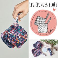 Kit couture 2 éponges Flory - CRAFTINE