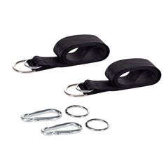 Kit de fixation hamac noir