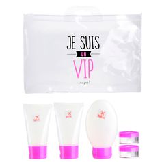 Kit de voyage 3 tubes et 2 pots