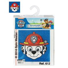 Kit point de croix Pat'Patrouille Marcus 12x12cm