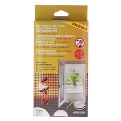 Kit rideau de porte moustiquaire 2 toiles 150x220cm