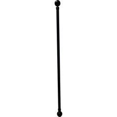 Kit tringle extensible et embout GAIA 120-210cm noir mat D28mm