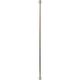Kit tringle extensible et embouts 120-210cm FLORENCE argentée D16mm