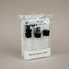 Kit voyage 3 flacons noir