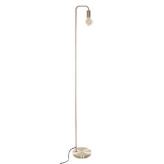Lampadaire de salon long pied avec socle dorée chic H 150cm