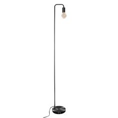 Lampadaire de salon long pied métal avec socle noir H 150cm