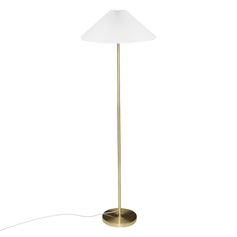 Lampadaire sur pied JIL métal doré H 150cm