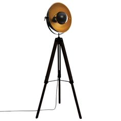 Lampadaire trépied style cinéma D 67x162cm