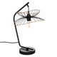 Lampe à poser arc ALARA noir H 50cm