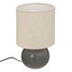 Lampe à poser GAIA grise H 26.5cm