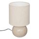 Lampe à poser GAIA lin H 26.5cm