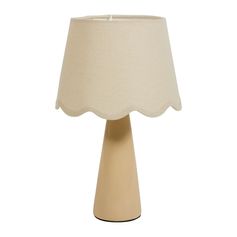 Lampe à poser MATHILDE céramique nude H 34cm