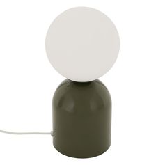 Lampe à poser ronde BESSIE métal 12x25cm