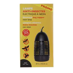 Lampe anti-insectes néon 7W D13x25.8cm