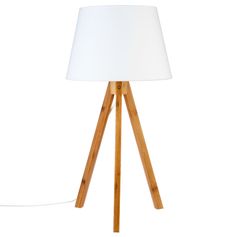 Lampe BAHI blanche H 55cm