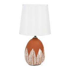 Lampe céramique SORES terracotta H 20cm