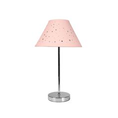 Lampe de chevet étoiles en métal H 46cm