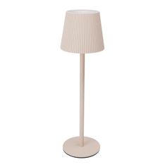 Lampe de table à poser rechargeable beige H 38cm