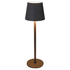 Lampe de table à poser rechargeable grise H 38cm