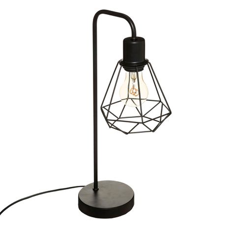 ATMOSPHERA Lampe de chevet Touch - H. 19,5 cm. - Noir pas cher 