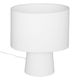 Lampe EIRA tissu blanc H 45cm