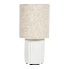 Lampe EVA blanche H27cm