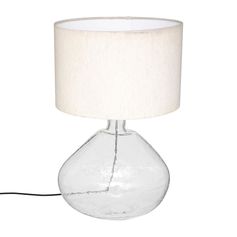 Lampe MELLY en verre H 60cm