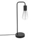 Lampe métal noire H 46cm