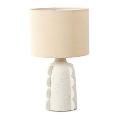 Lampe ORECCHIO écrue H 34.5cm