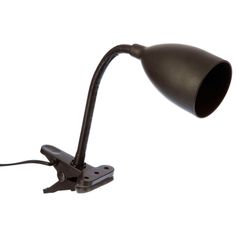 Lampe pince métal Sily noire H43cm