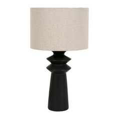 Lampe REY noir H41cm