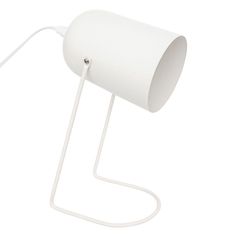 Lampe spot FARO à poser métal blanc 12x18x30cm