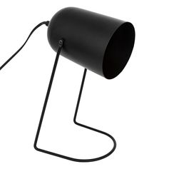 Lampe spot FARO à poser métal noir 12x18x30cm