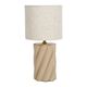 Lampe TWIST beige H44cm