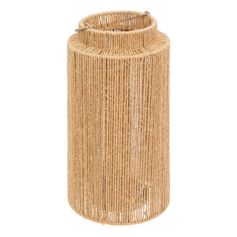 Lanterne ronde sisal FLO D 16.5x30cm