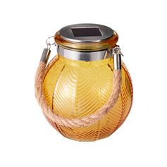 Lanterne solaire à poser ronde verre D 11cm