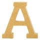 Lettre A en bois H 5cm