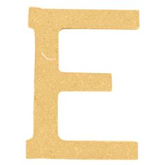 Lettre E en bois H 5cm