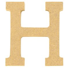 Lettre H en bois H 5cm