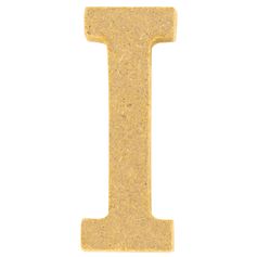 Lettre I en bois H 5cm