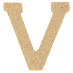 Lettre V en bois H 5cm
