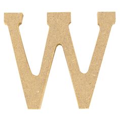 Lettre W en bois H 5cm