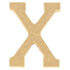 Lettre X en bois H 5cm
