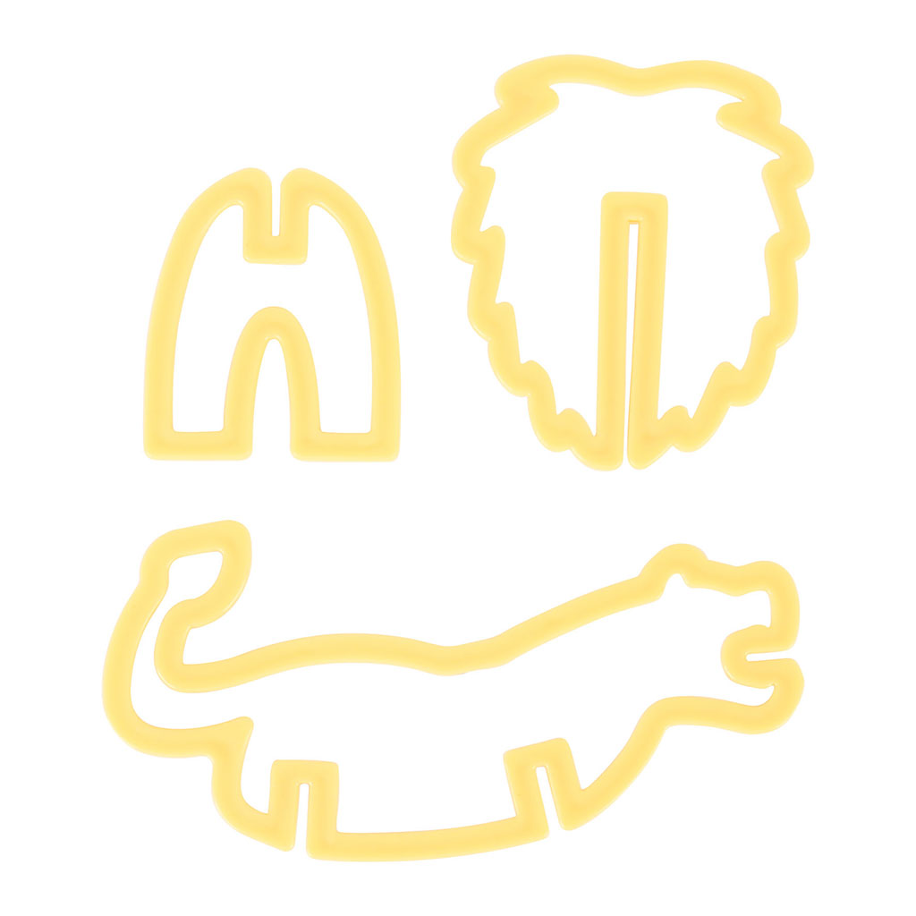 Lot d'emporte-pièces pour biscuits 3D lion - NOEMIE HONIAT