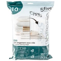 Lot de 10 housses de rangement sous vide